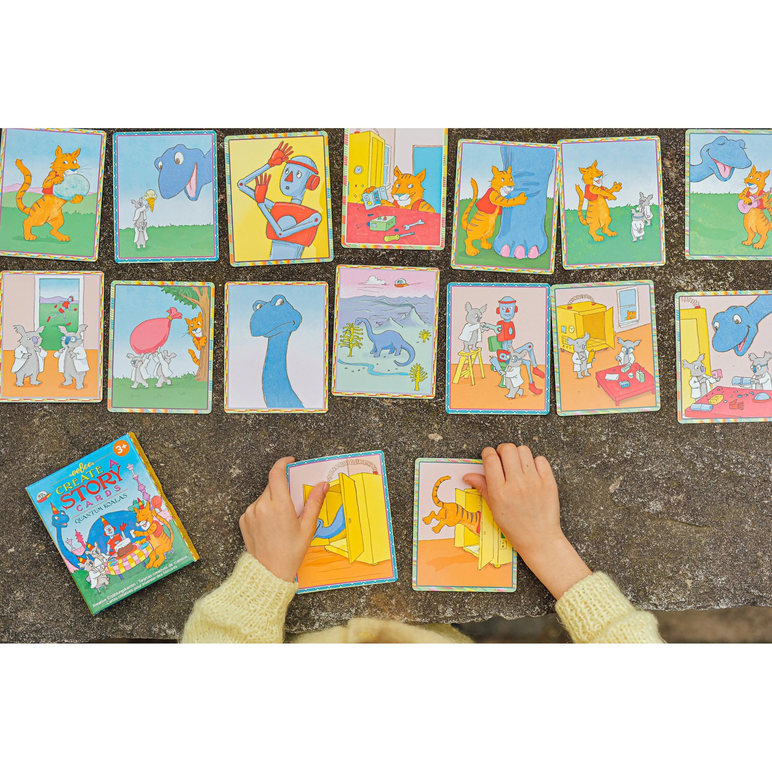 eeBoo Quantnum Koala Creat A Story Cards