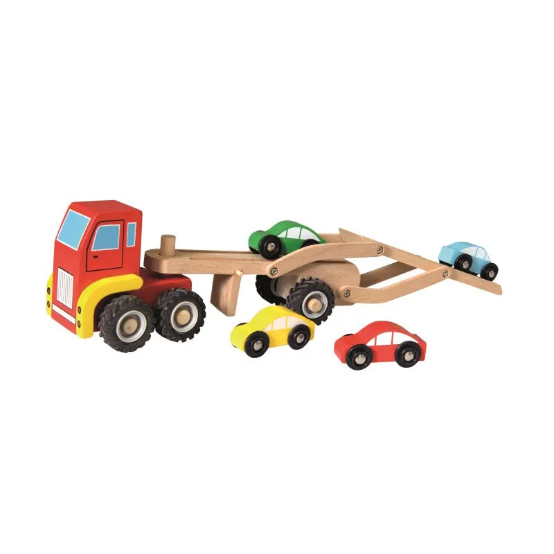 Egmont Toys Wooden Car Transport Truck