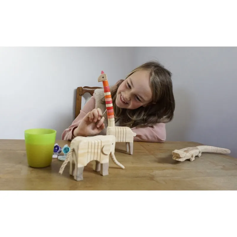 Egmont Toys Wooden Dinosaur To Paint