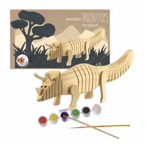 Egmont Toys Wooden Triceratops To Paint