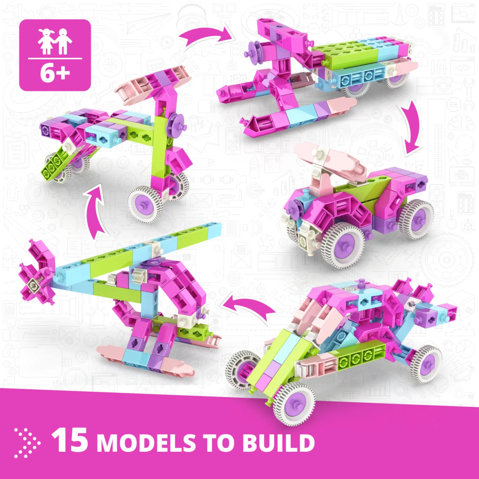 Engino Creative Builder 15 Models Designer Set