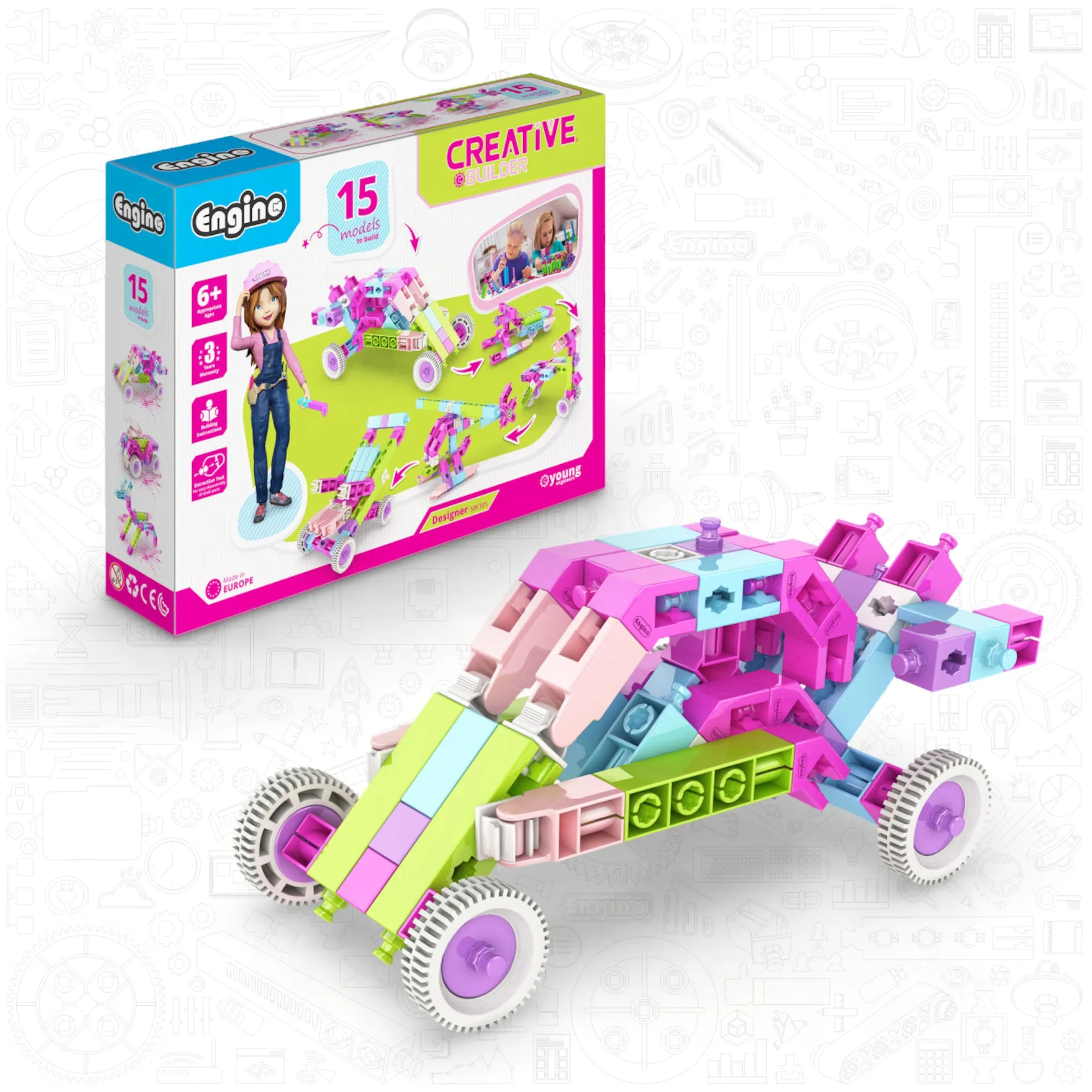 Engino Creative Builder 15 Models Designer Set