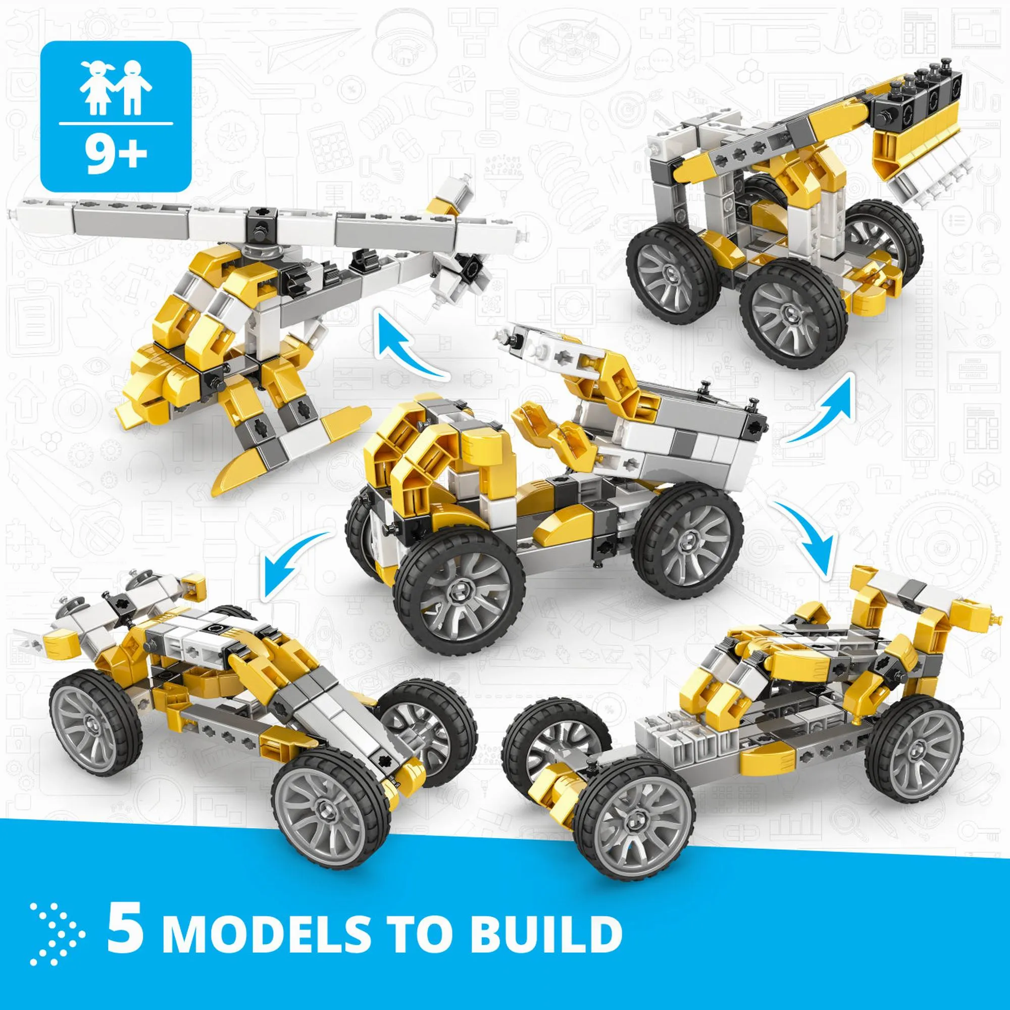 Engino Inventor Mechanics Tipper Truck With 5 Bonus Models
