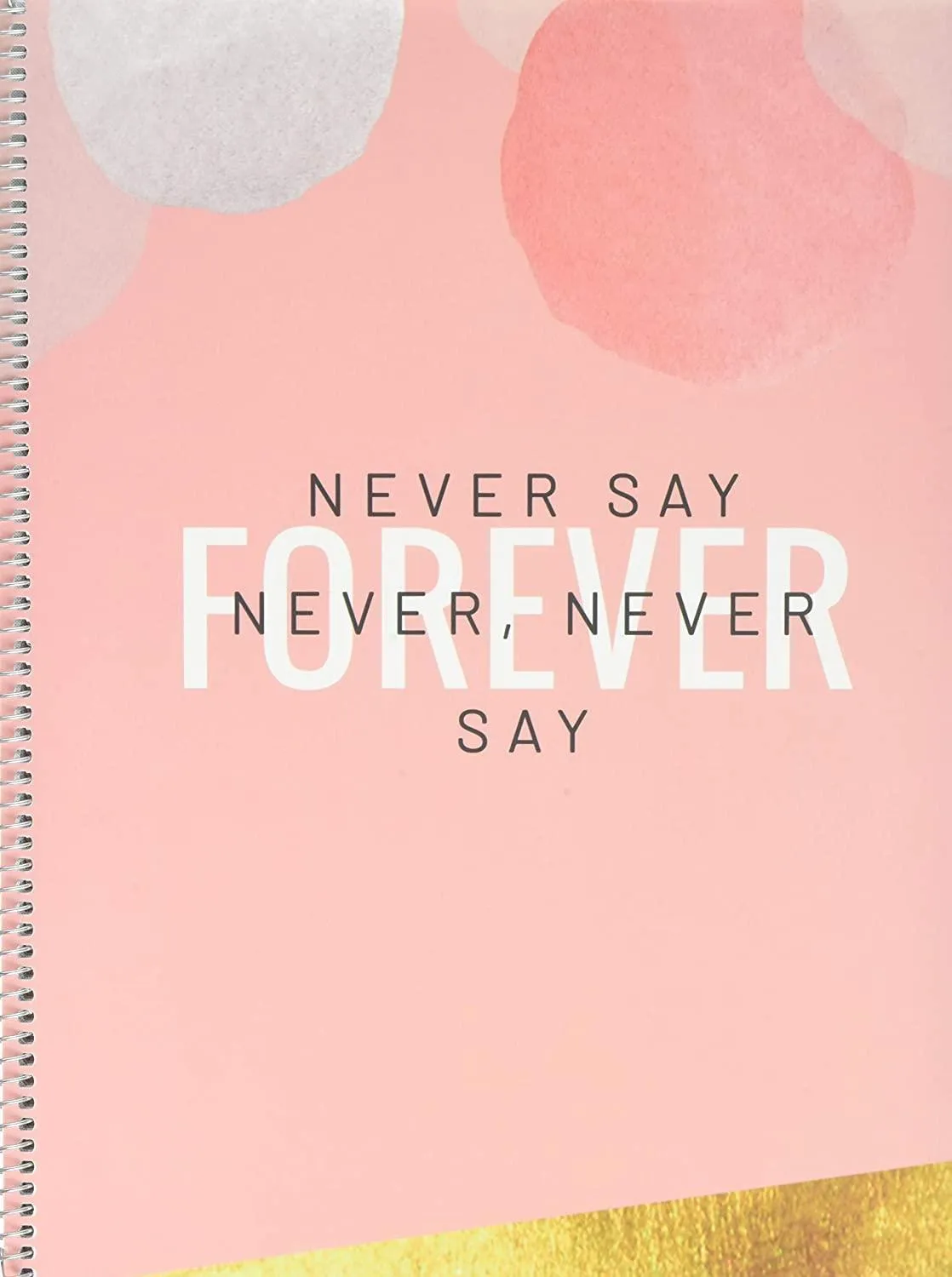 Erik Grupo Notebook A4, Microperforated, Glitter Gold Dreams