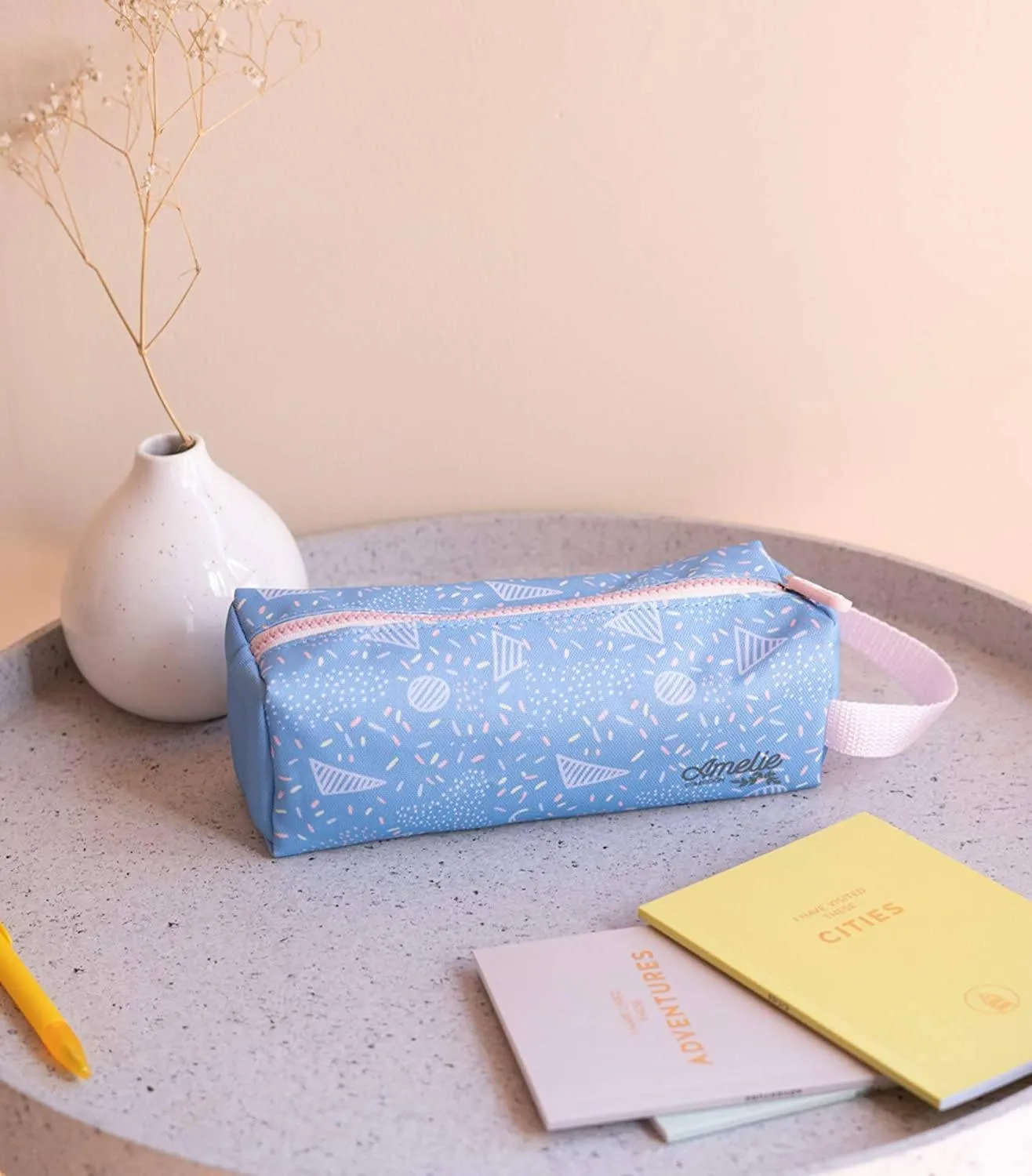 Erik Grupo Pencil Case, Amelie, Classic Blue