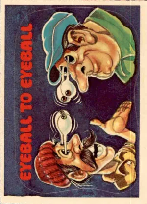 Eyeball to Eyeball, Donruss CB Dictionary Sticker Card