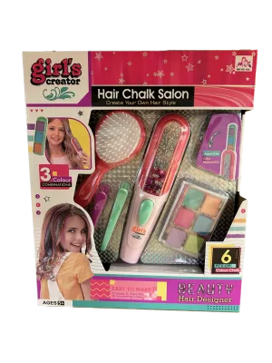 Fashion Girl Hair Chalk And Nail Set Assorted Styles