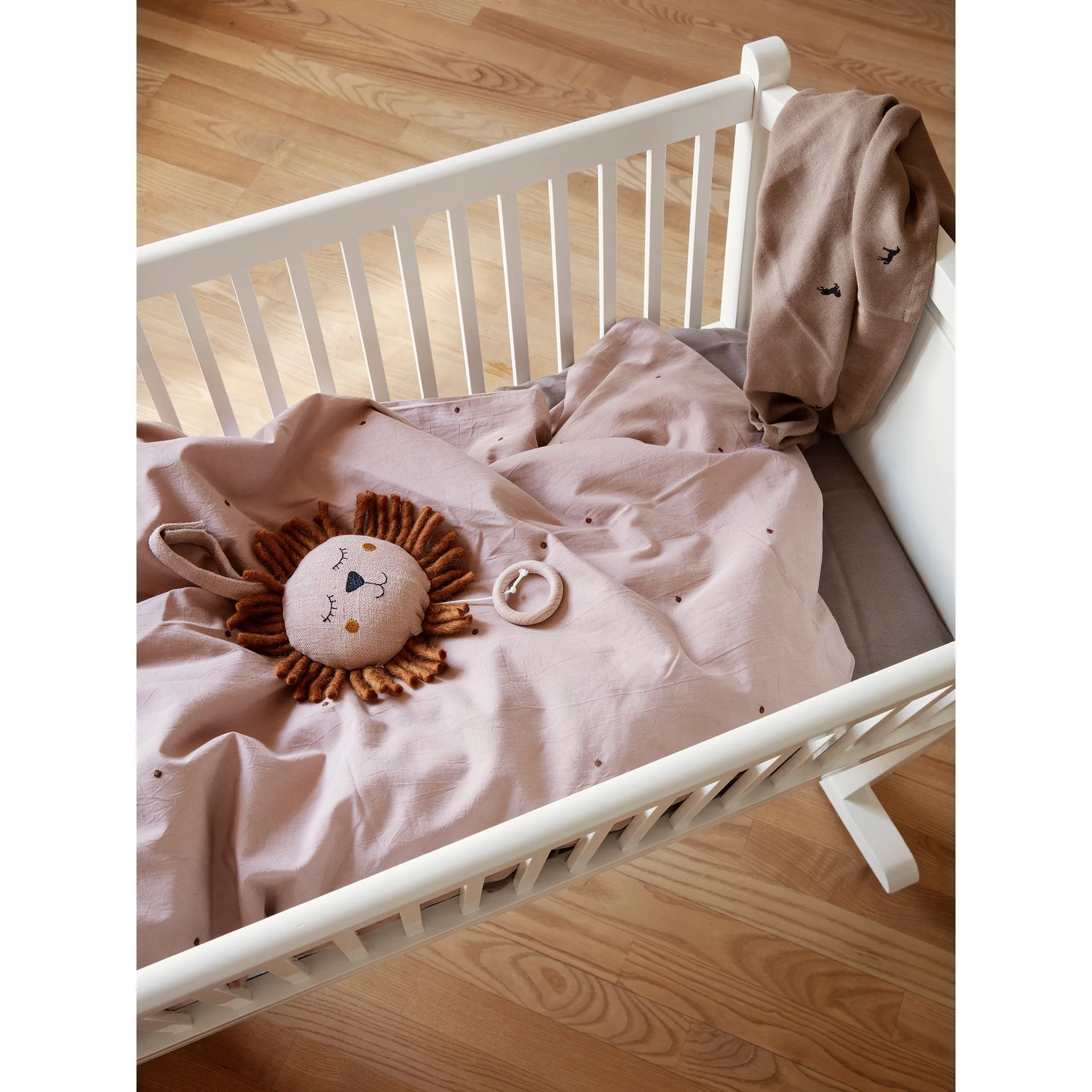 ferm LIVING Lion Music Mobile - Dusty Rose