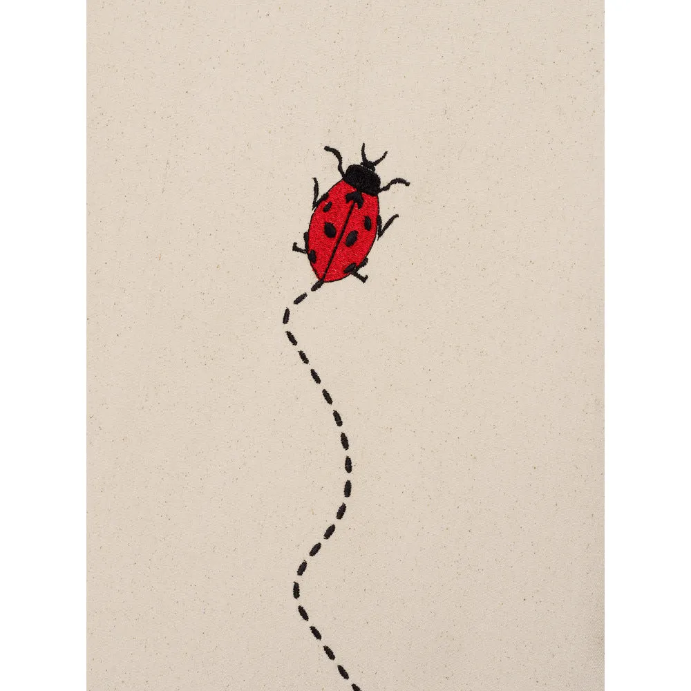 ferm LIVING Tent with Ladybird Embroidery - Natural
