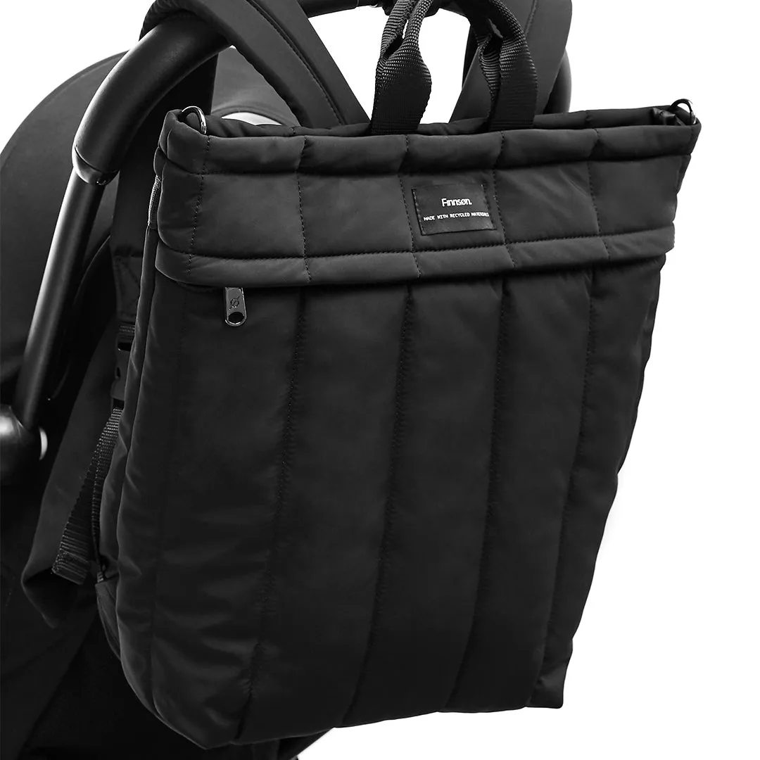 Finnson RAE Eco Changing Backpack with Changing Mat - Black