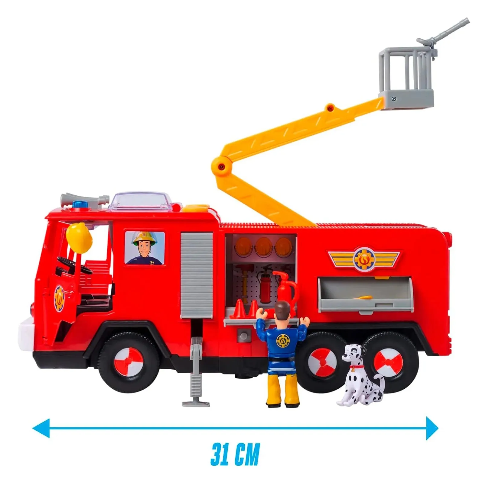 Fireman Sam Jupiter Pro 31cm Fire Engine Playset