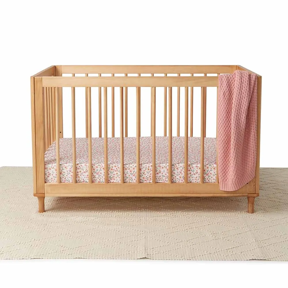 Fitted Cot Sheet | Spring Floral