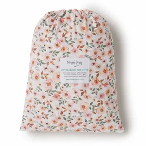 Fitted Cot Sheet | Spring Floral