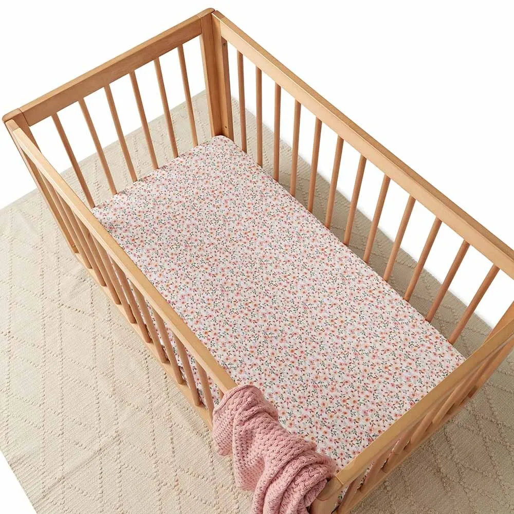 Fitted Cot Sheet | Spring Floral