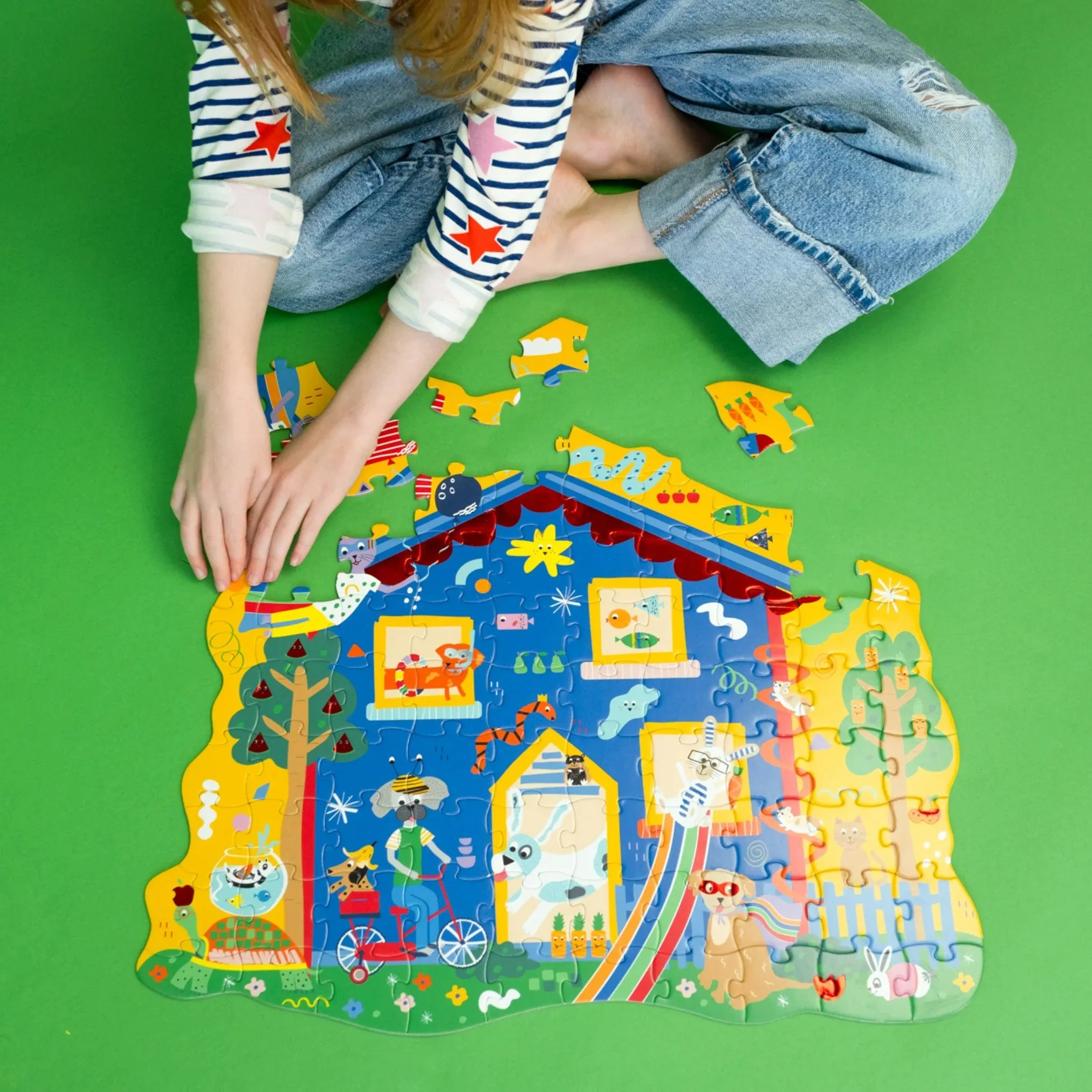 Floss & Rock 80 Piece Jigsaw - Pets