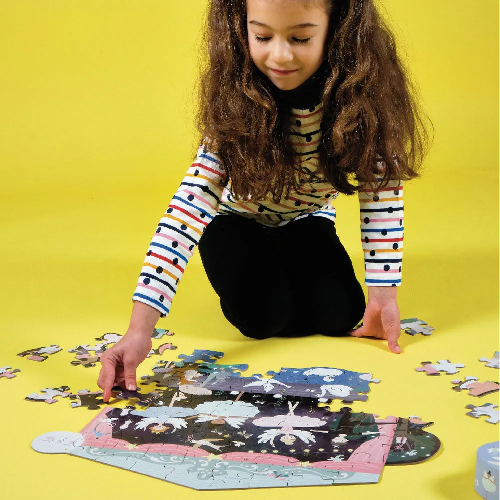 Floss & Rock 80 Piece "Theatre" Shaped Jigsaw with Shaped Box - Enchanted