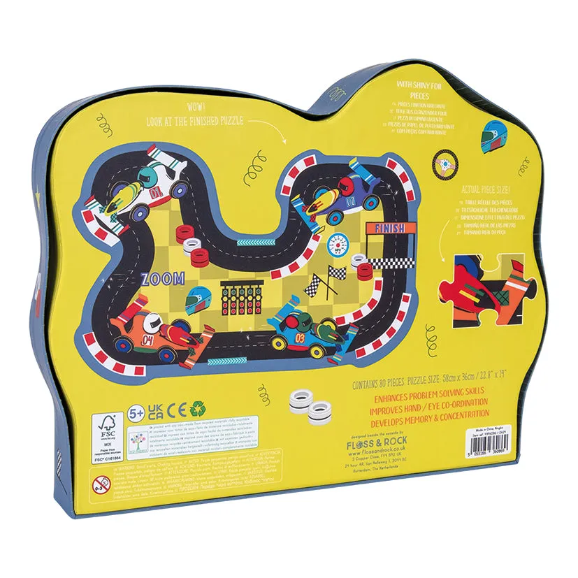 Floss & Rock Jigsaw 80p Cars