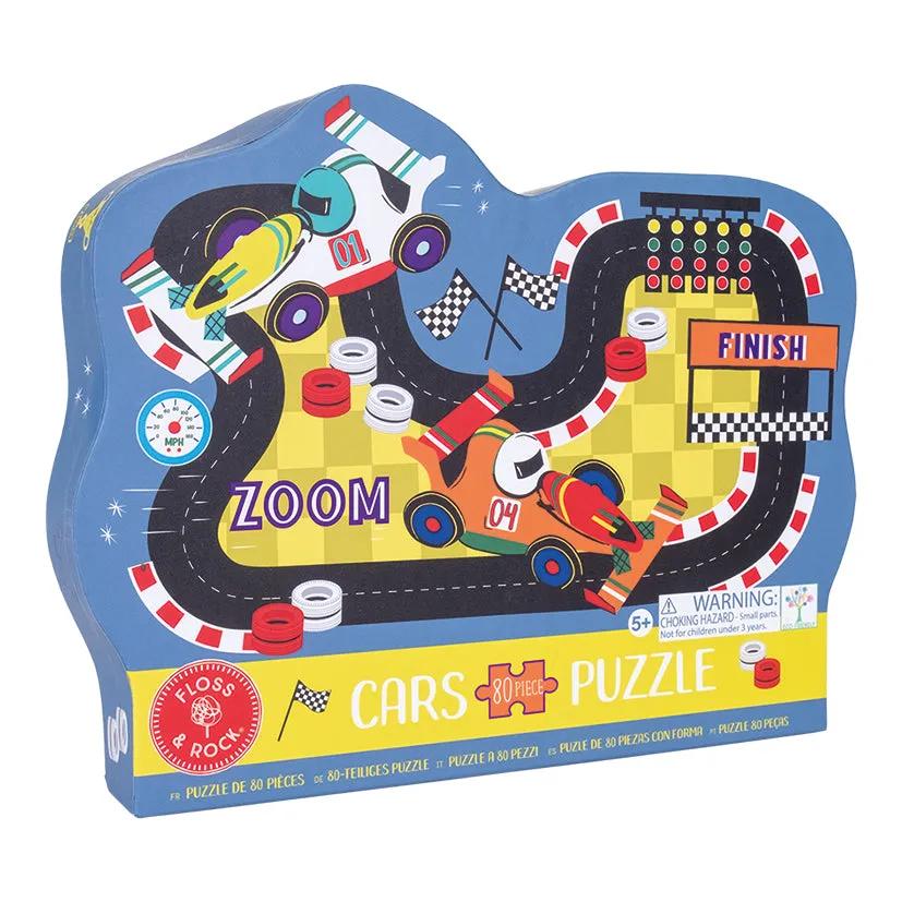 Floss & Rock Jigsaw 80p Cars
