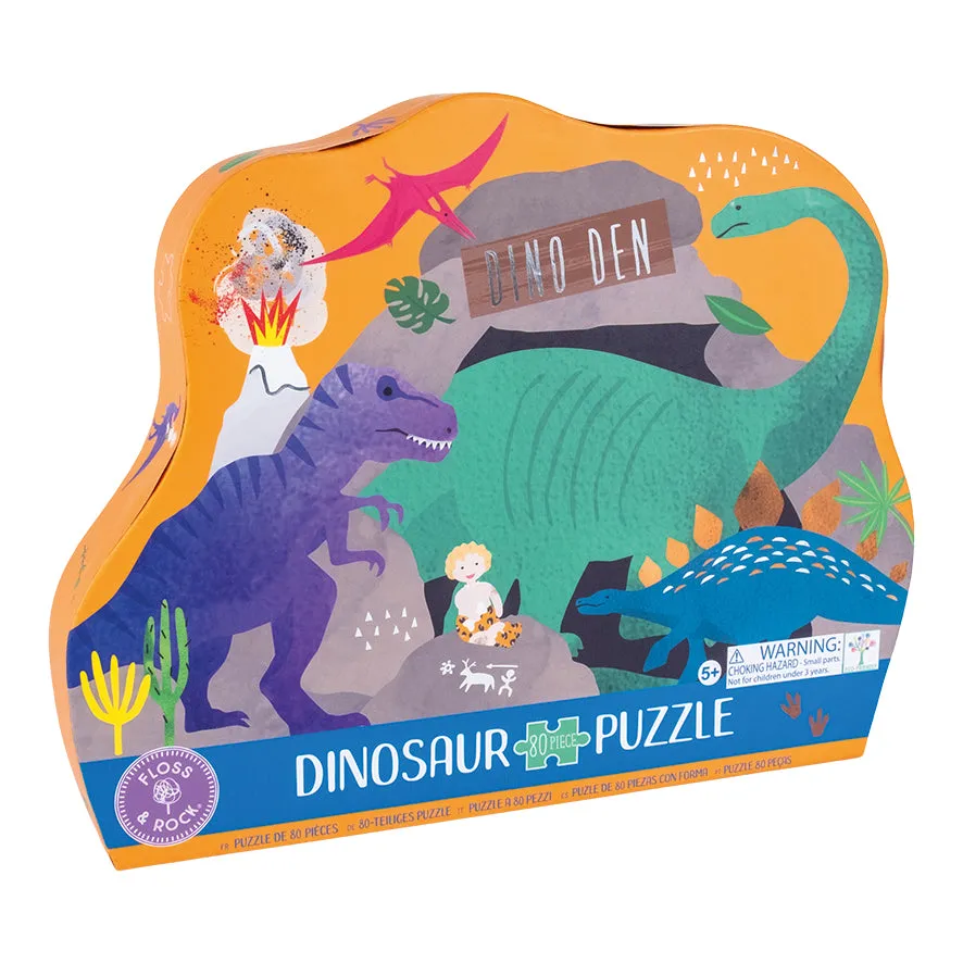 Floss & Rock Jigsaw 80pc Dino