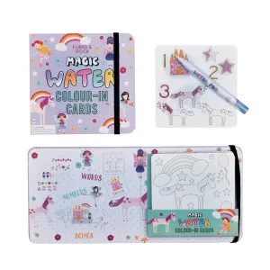 Floss & Rock Magic Colour Changing Water Cards - Fairy Unicorn