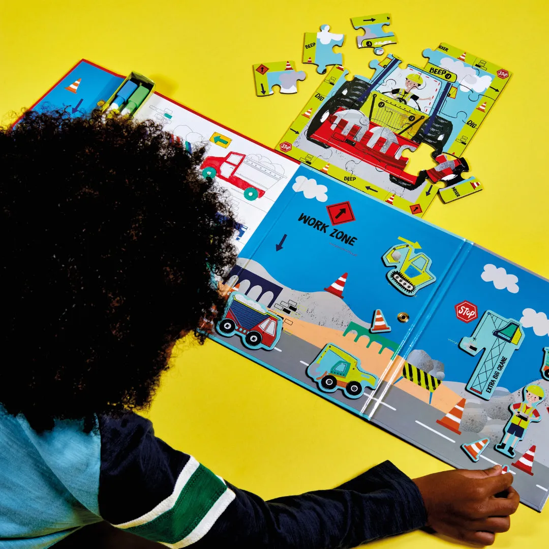 Floss & Rock Magnetic Multi Play Scene - Construction