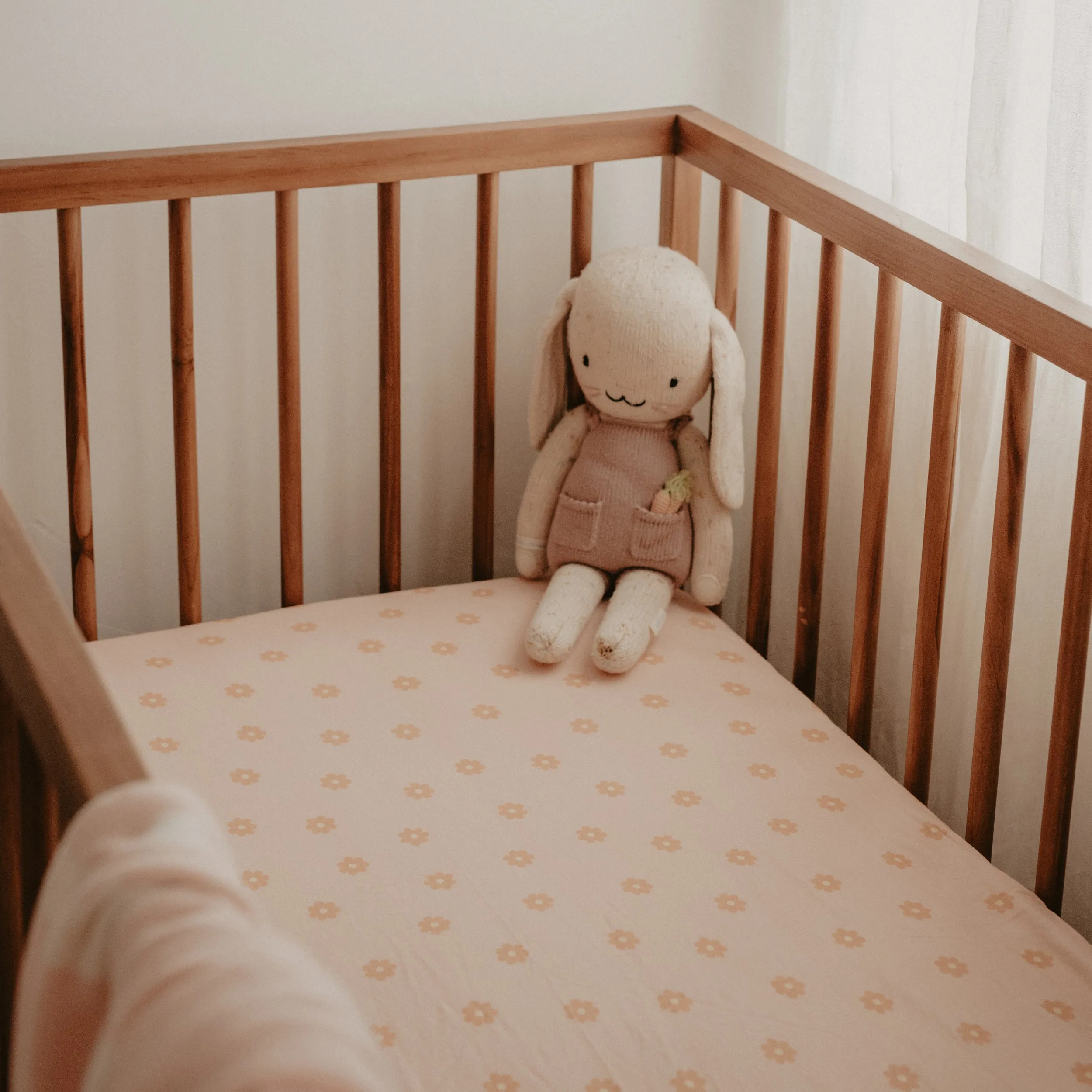 Fox   Fallow Organic Fitted Cot Sheet | Daisy Chain