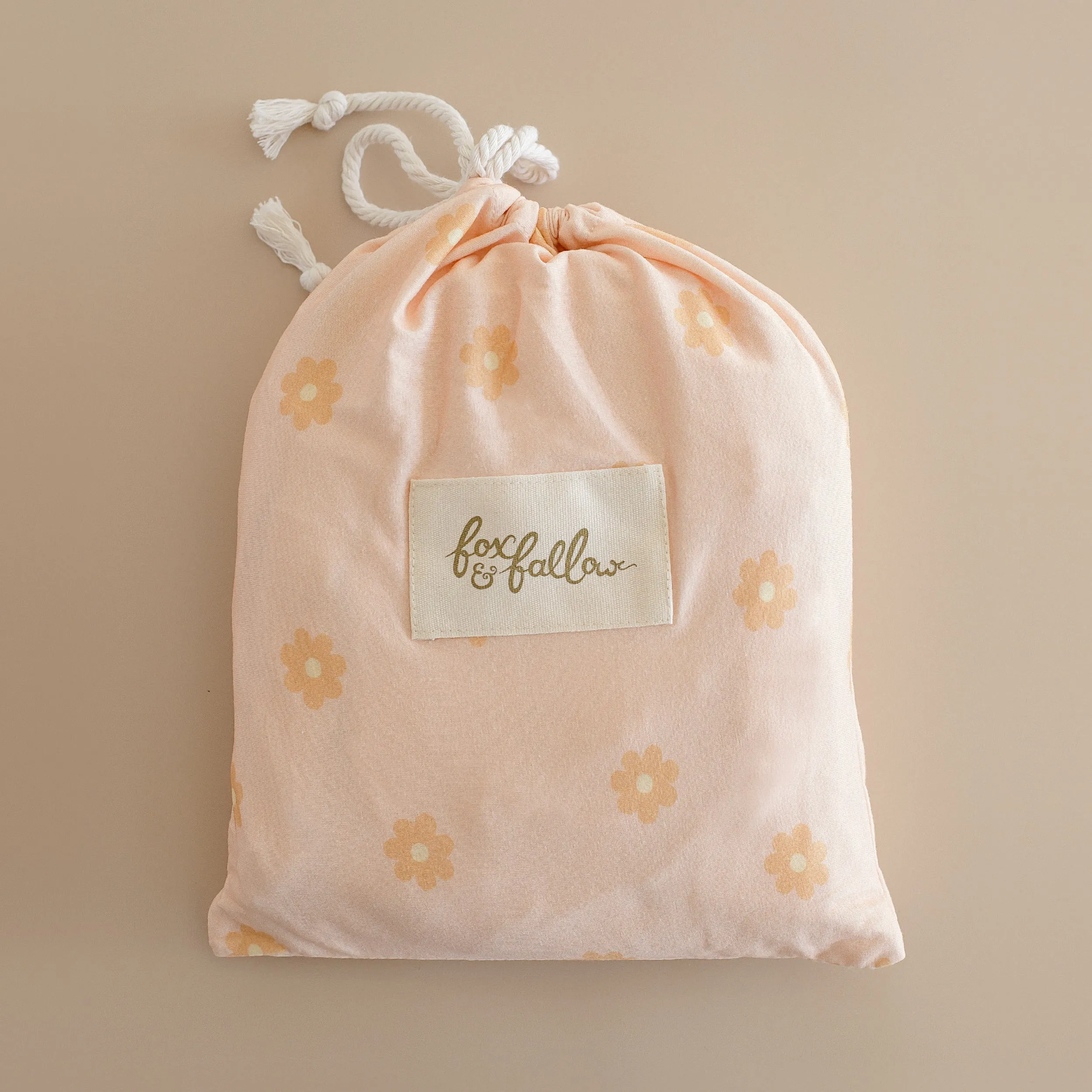 Fox   Fallow Organic Fitted Cot Sheet | Daisy Chain