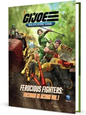 GI Joe RPG Ferocious Fighters Factions in Action HC (Hardcover Rulebook)