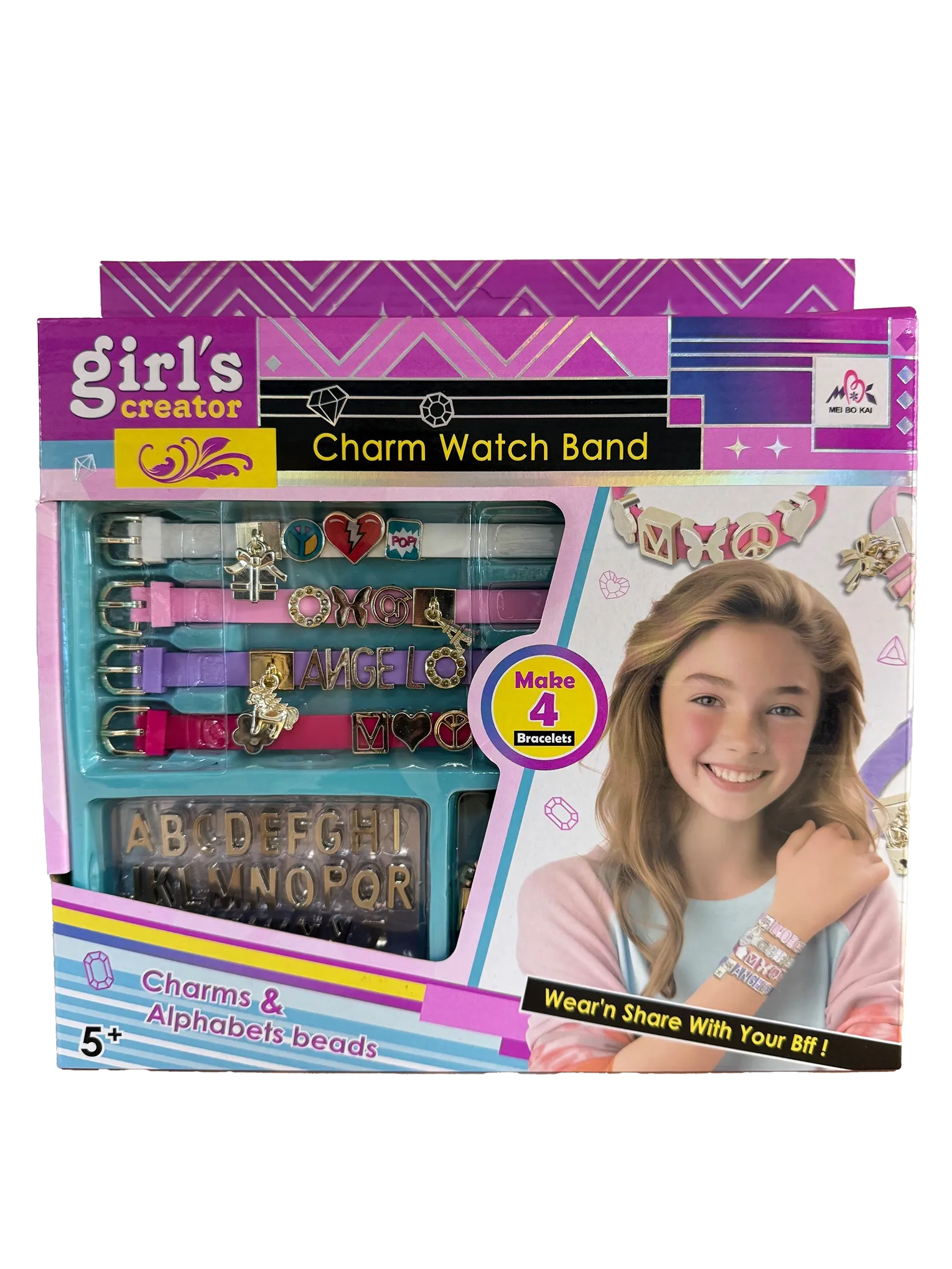 Girls Creator Charm Watch Band