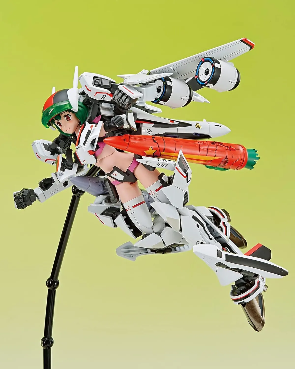 GOOD SMILE Aoshima - Macross F VF-25F Messiah Ranka Lee Plastic Model Kit - Anime Series Collectible for Ages 15 