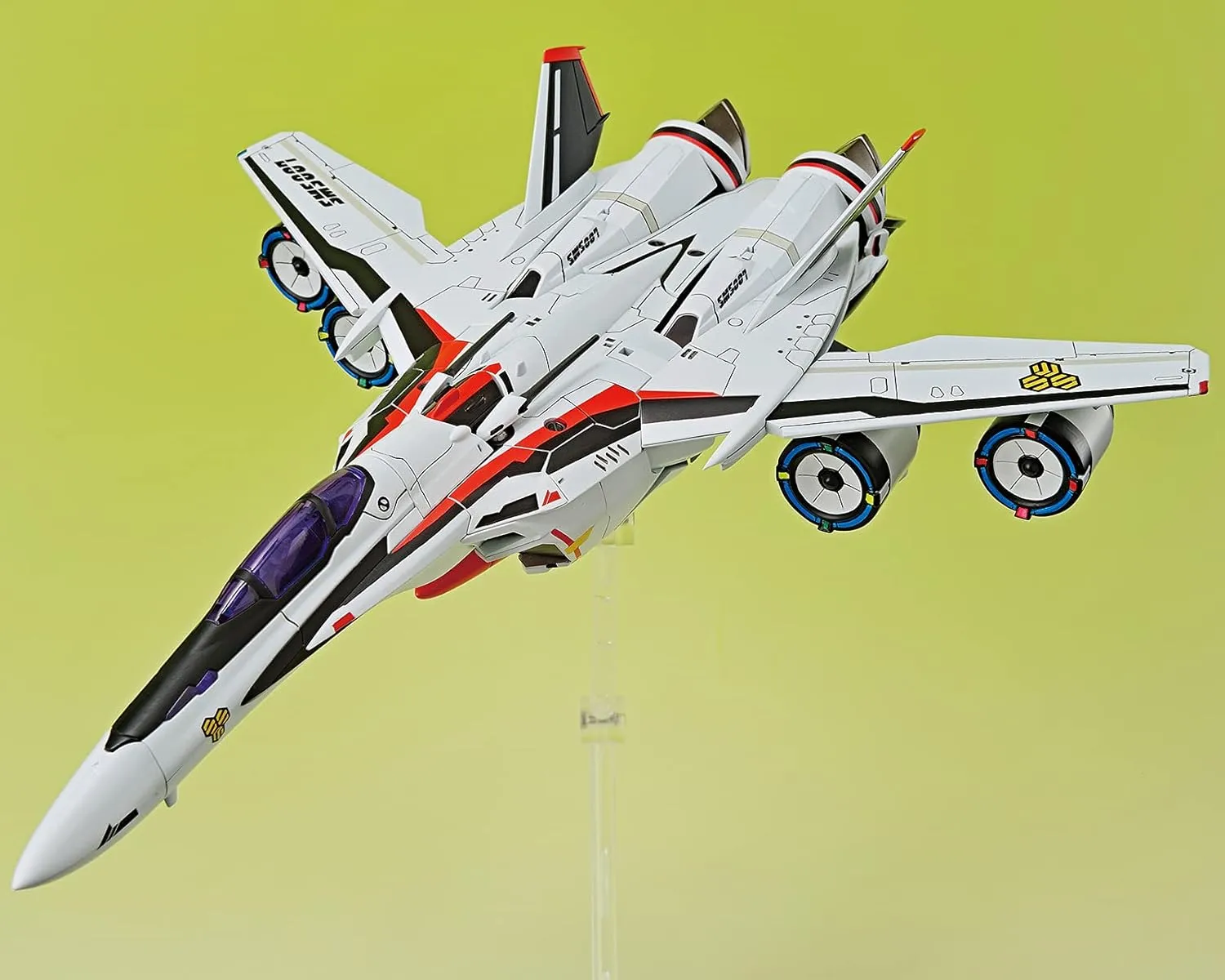 GOOD SMILE Aoshima - Macross F VF-25F Messiah Ranka Lee Plastic Model Kit - Anime Series Collectible for Ages 15 