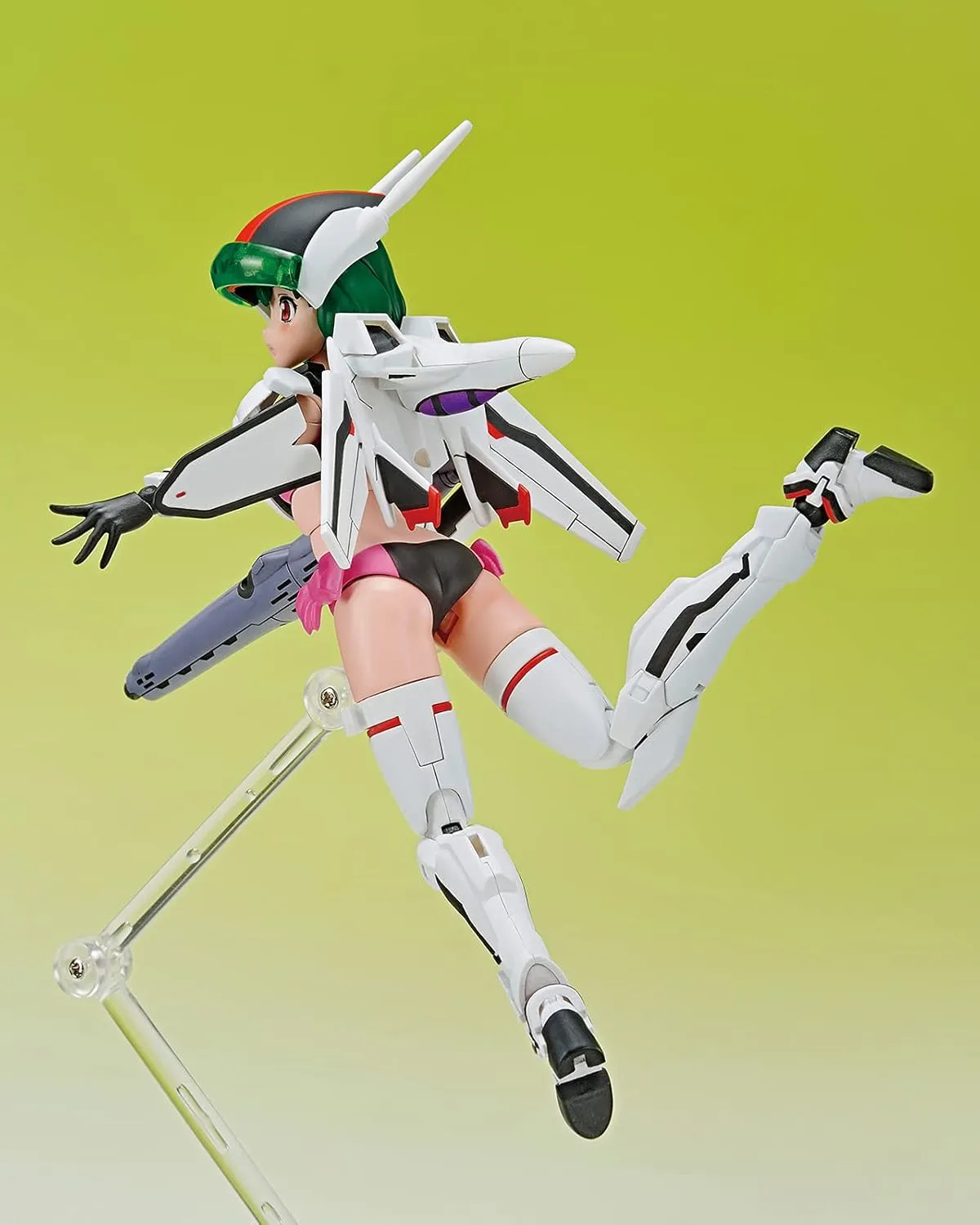 GOOD SMILE Aoshima - Macross F VF-25F Messiah Ranka Lee Plastic Model Kit - Anime Series Collectible for Ages 15 