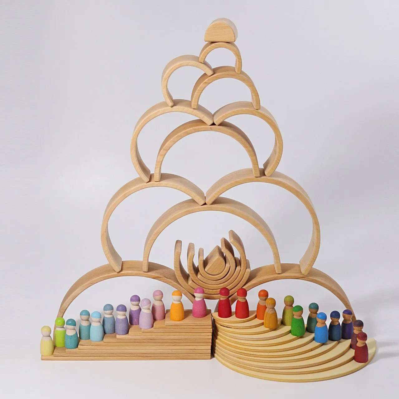 Grimm's Large Natural Rainbow Stacker Odin Parker