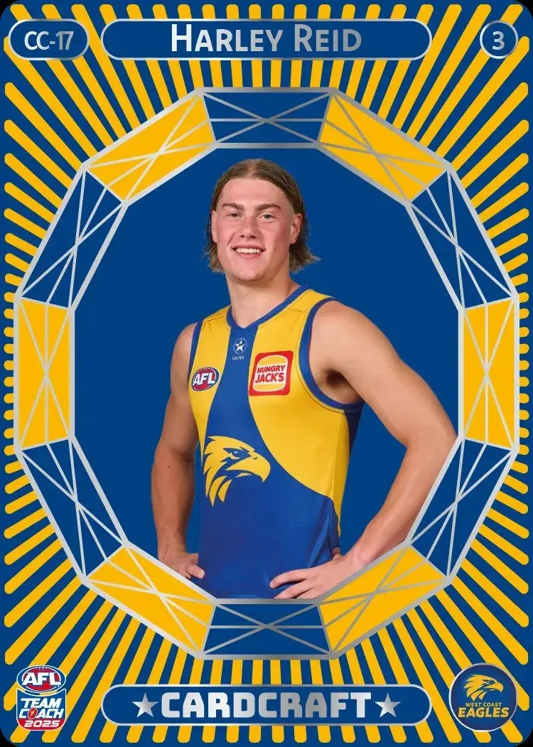 Harley Reid, CC-17-3, Card Craft, 2025 Teamcoach AFL