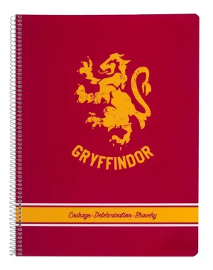 Harry Potter Gryffindor Spiral Bound Ruled Notebook A4