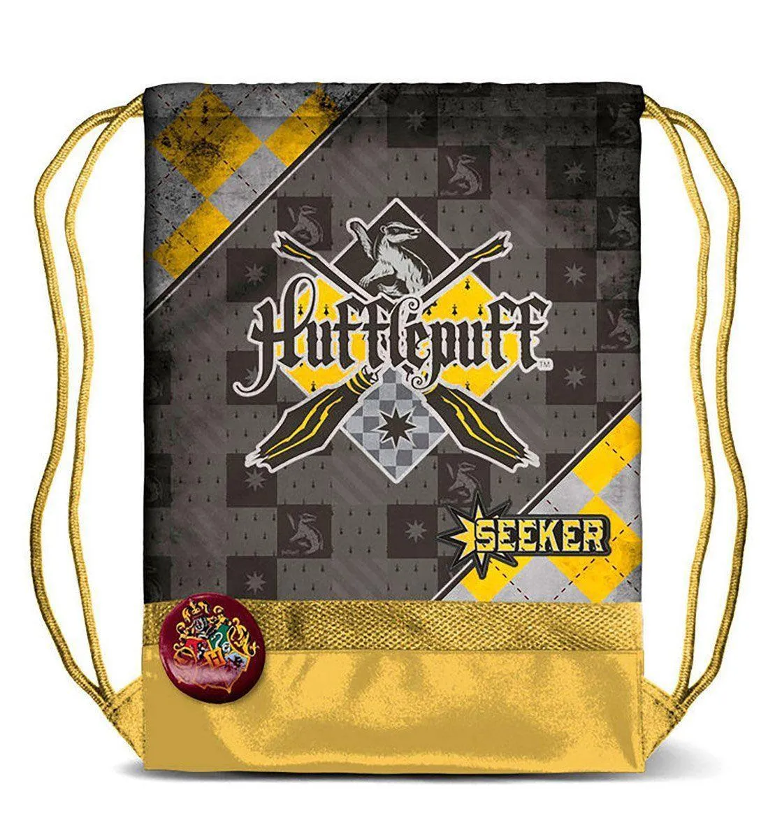 Harry Potter Quidditch Hufflepuff Gym Bag 48cm