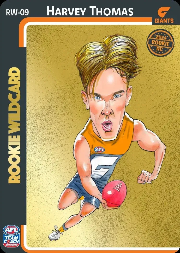 Harvey Thomas, GOLD Rookie Wildcard, 2025 Teamcoach AFL