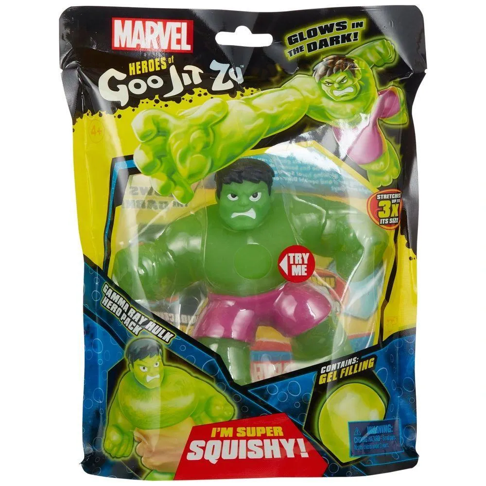 Heroes Of Goo Jit Zu Marvel Gamma Glow Hulk