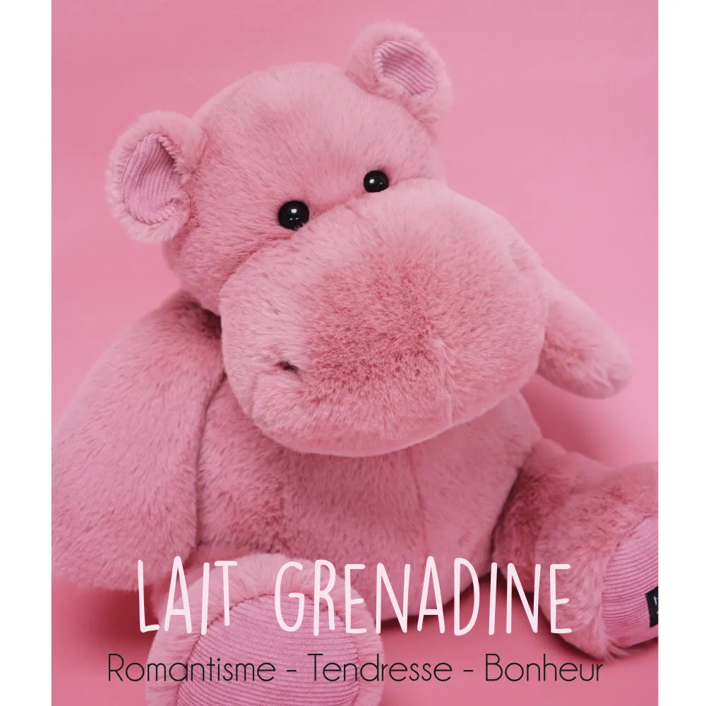 Histoire d'Ours Hippo Raspeberry Pink 40cm