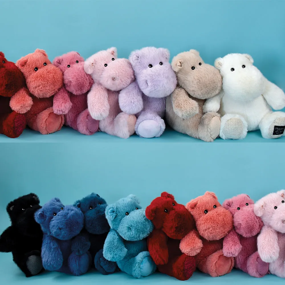 Histoire d'Ours Hippo Raspeberry Pink 40cm