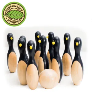 House of Marbles 10-Penguin Bowling in a Bag