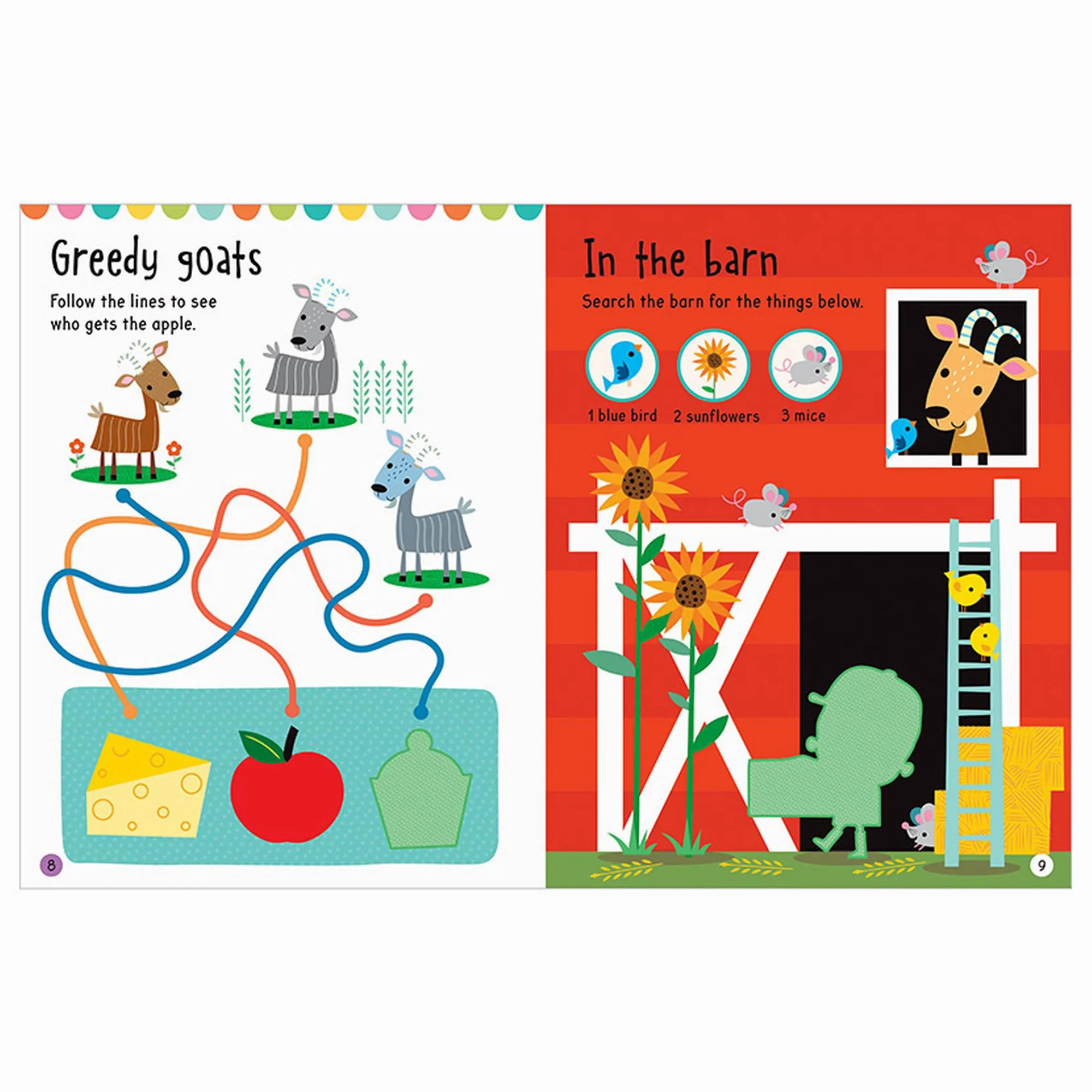 House of Marbles Farm Friends Big Stickers