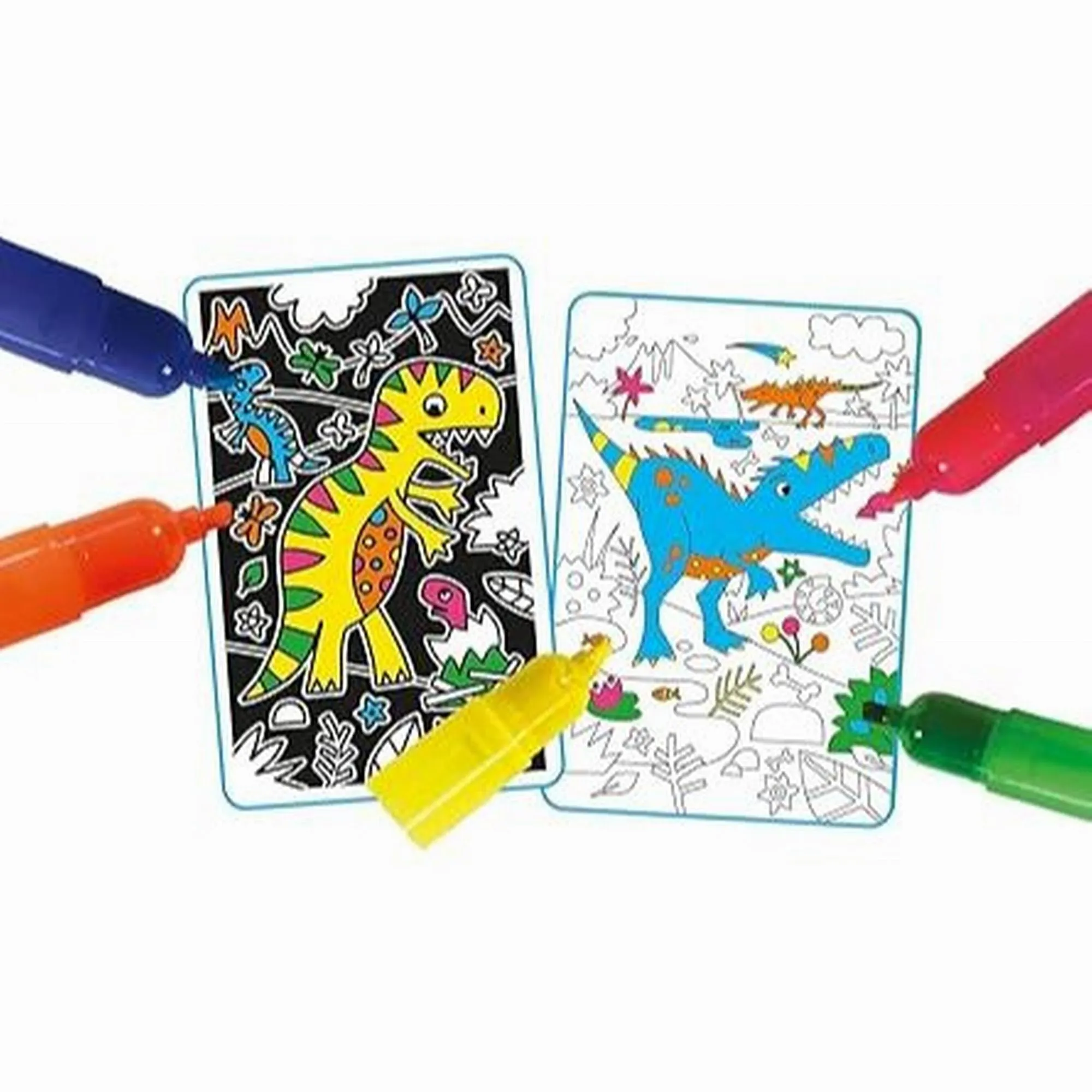 House of Marbles Fuzzy Art Dinosaurs