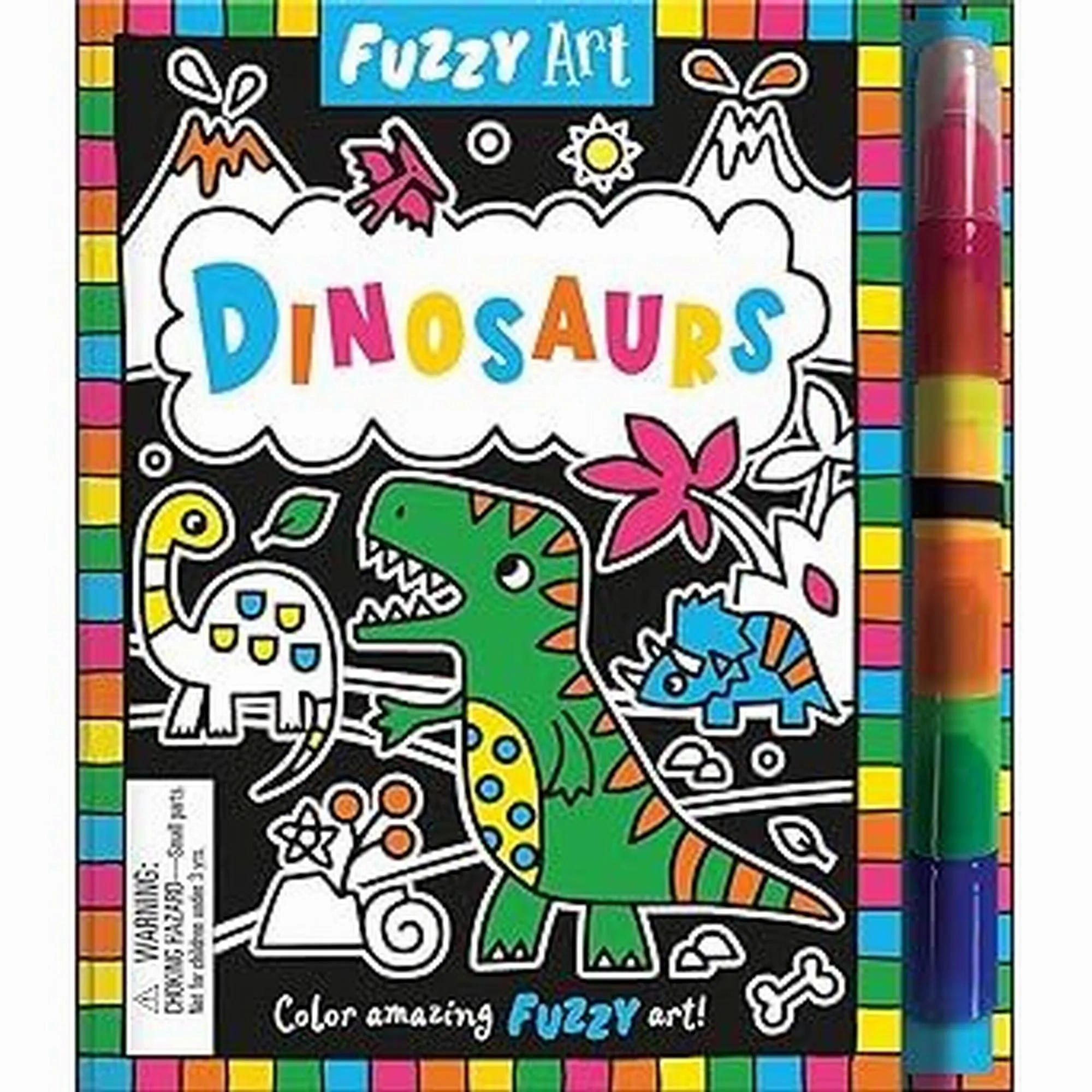 House of Marbles Fuzzy Art Dinosaurs