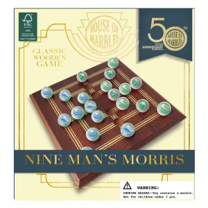 House of Marbles Mini Board Game - Nine Man’s Morris