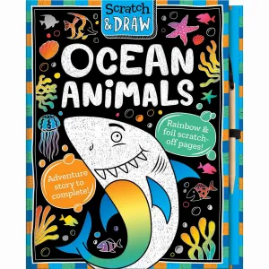 House of Marbles Ocean Animals Scratch & Draw