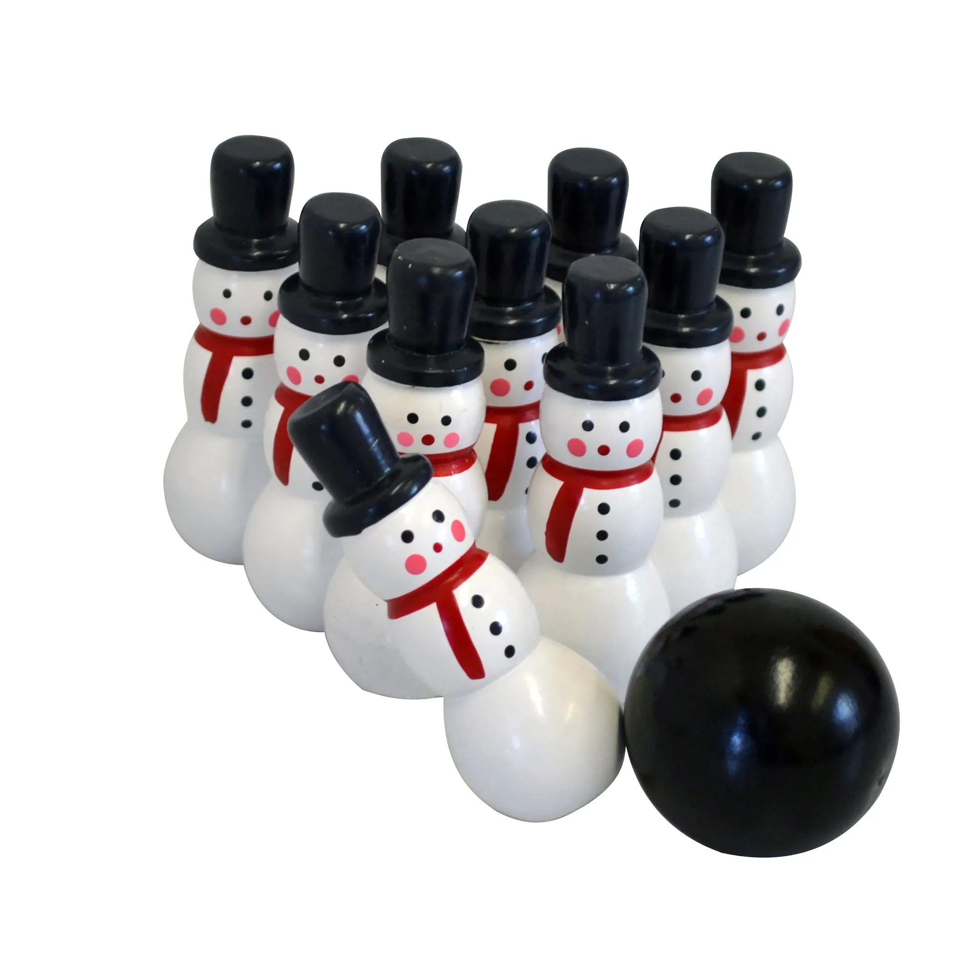 House of Marbles Snowman Bowling In A Bag