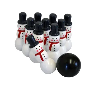 House of Marbles Snowman Bowling In A Bag