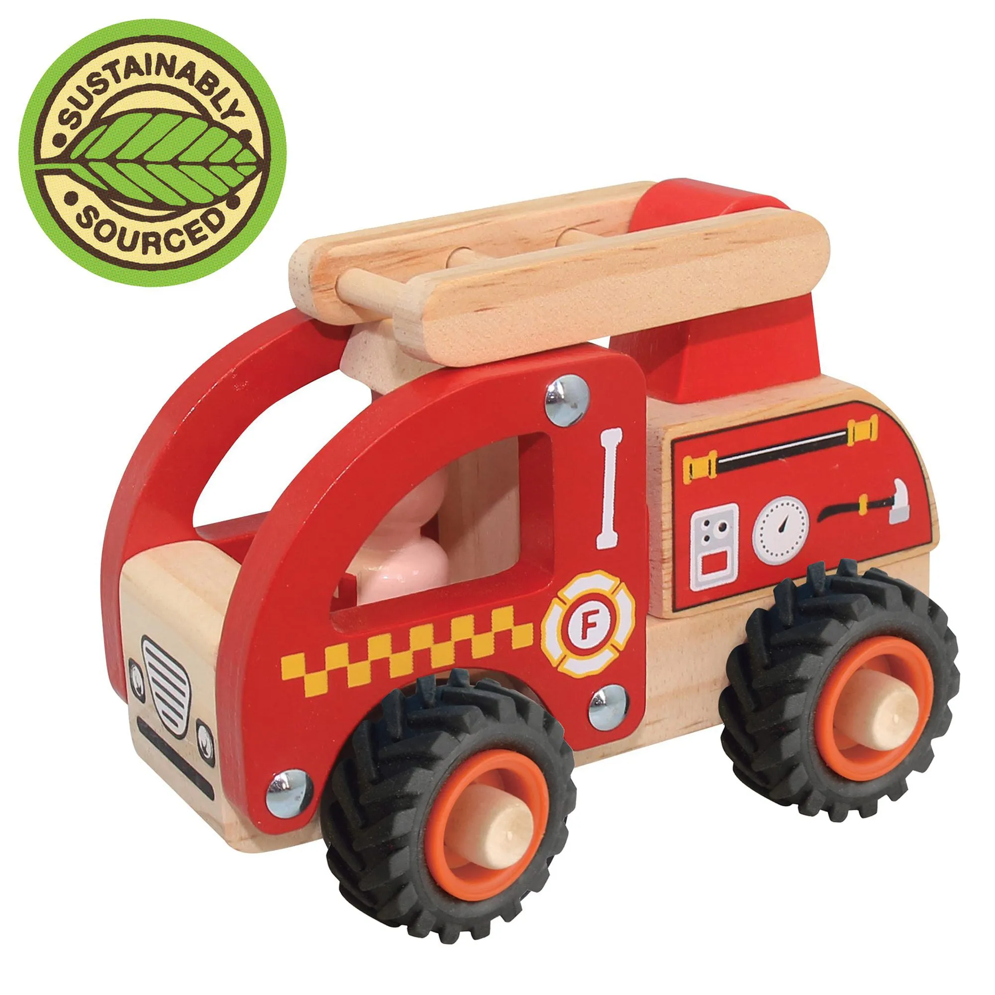 House of Marbles Wooden Emergency Vehicles (1pc)
