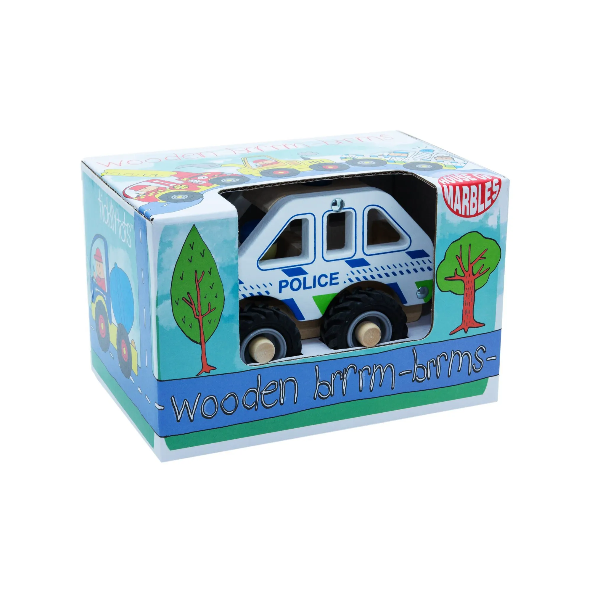 House of Marbles Wooden Emergency Vehicles (1pc)